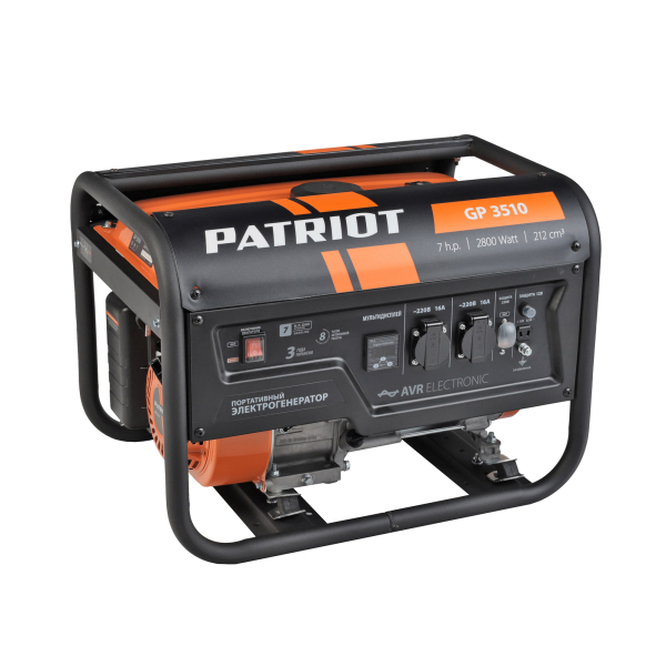 Бензиновый генератор PATRIOT GP 3510 фото