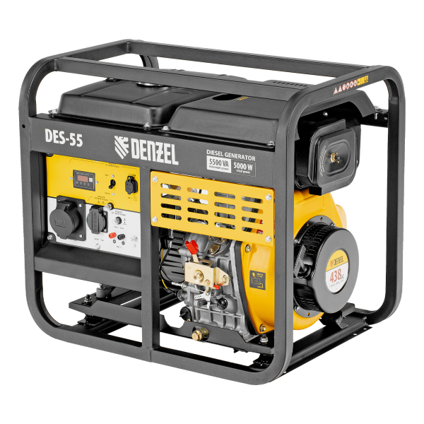 Дизельный генератор DENZEL DES-55 94413 синхронный фото