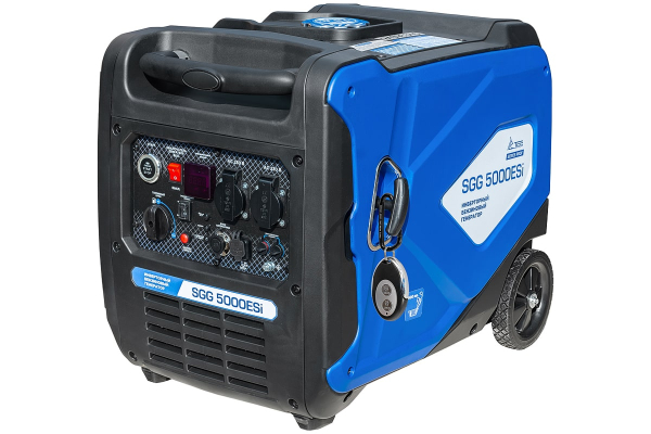 Бензиновый инверторный генератор ТСС SGG 5000ESi для газового котла фото