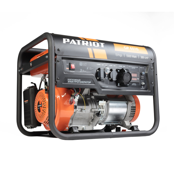 Бензиновый генератор PATRIOT GP 6510 для дачи фото