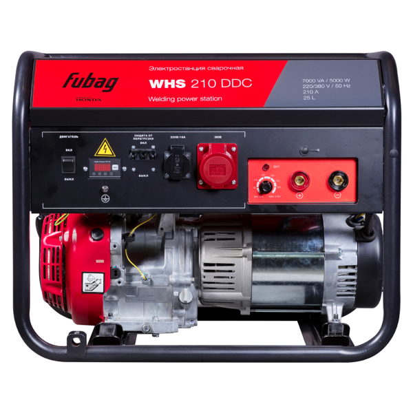 Бензиновый сварочный генератор Fubag WHS 210 DDC 646246 асинхронный фото