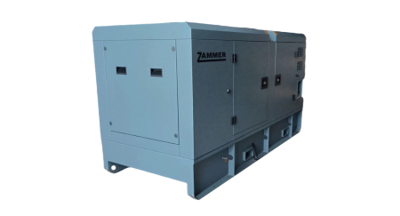 Дизельный генератор Zammer AD-60-Т400 в кожухе с выносным АВР фото