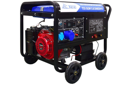 Бензиновый генератор ТСС GGW 5.0/200EDH-R (Honda GX390) фото