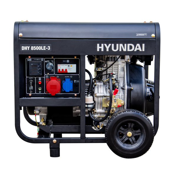 Дизельный генератор Hyundai DHY 8500LE-3  фото