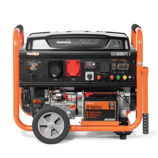 Бензиновый генератор DAEWOO GDA 9500DPE-3 для газового котла фото