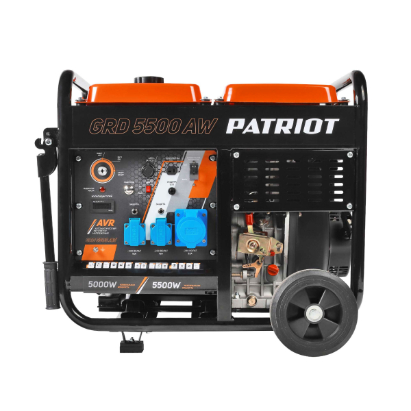 Дизельный генератор PATRIOT GRD 5500 AW 472702255 на колесах фото
