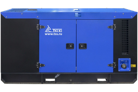 Дизельный генератор ТСС ЭД-24-Т400 с АВР в шумозащитном кожухе на прицепе фото